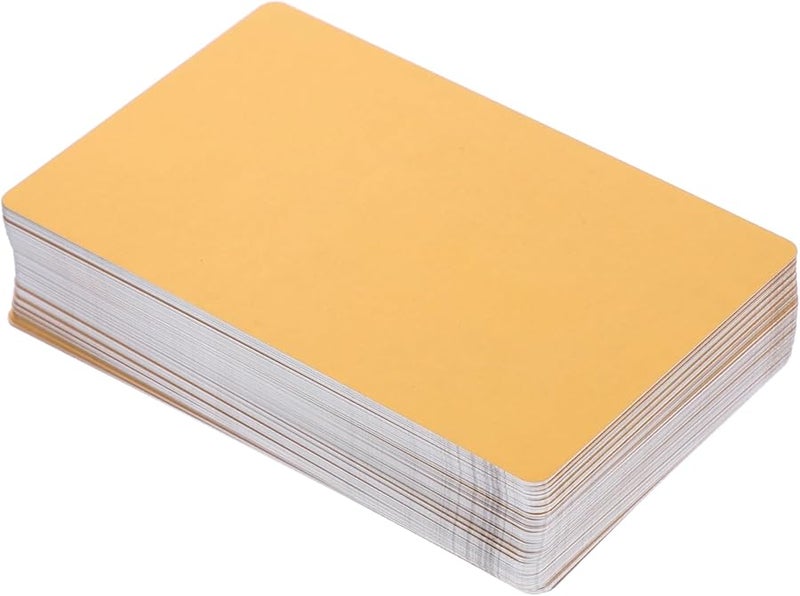 100pcs Thick Blank Business Cards for Sublimation Custom Engraved Name Cards - Image 1